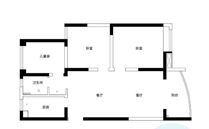 88平米保留三臥室，還要逼設(shè)計(jì)師實(shí)現(xiàn)衣帽間